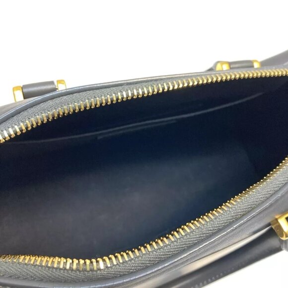 Auth SAINT LAURENT PARIS Baby Duffle Gray Leather - Handbag - Picture 7 of 9